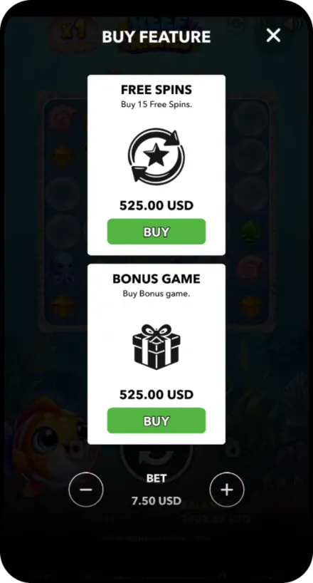 Buy Feature