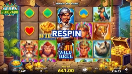 Free Spins with Sticky Wild Reels and Respins