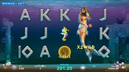 Free Spins feature with Mermaids Wilds
