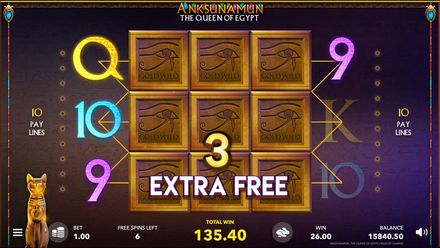 3 Extra Free Spins with guaranteed winnings