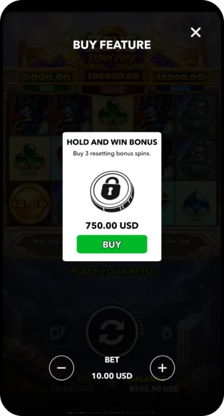Buy feature