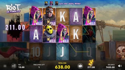 Free Spins with Sticky Wilds