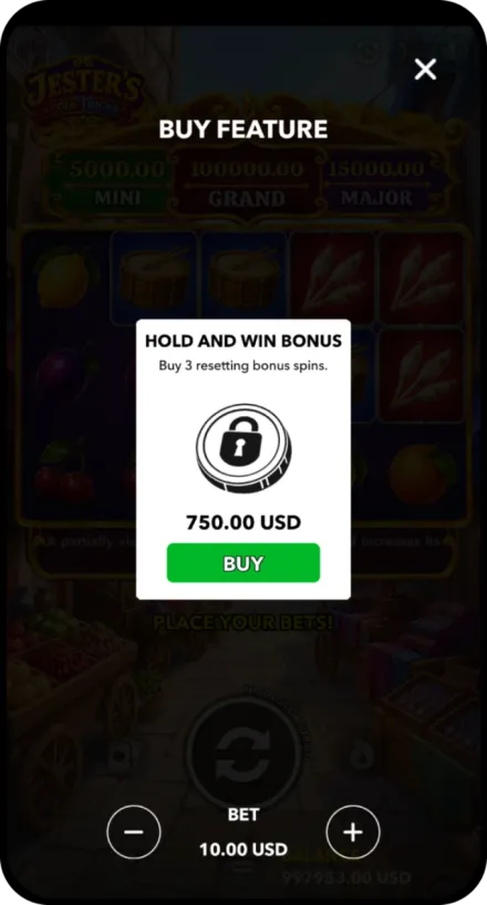 Buy Feature