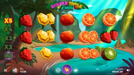 DOUBLE TRIPLE FRUITS: video slot game by Mascot Gaming