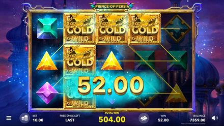 Free Spins feature with Sticky Wilds