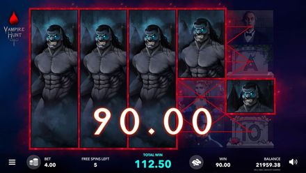 Vampire Hunt Free Spins feature