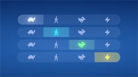 Adjustable Flight Speed