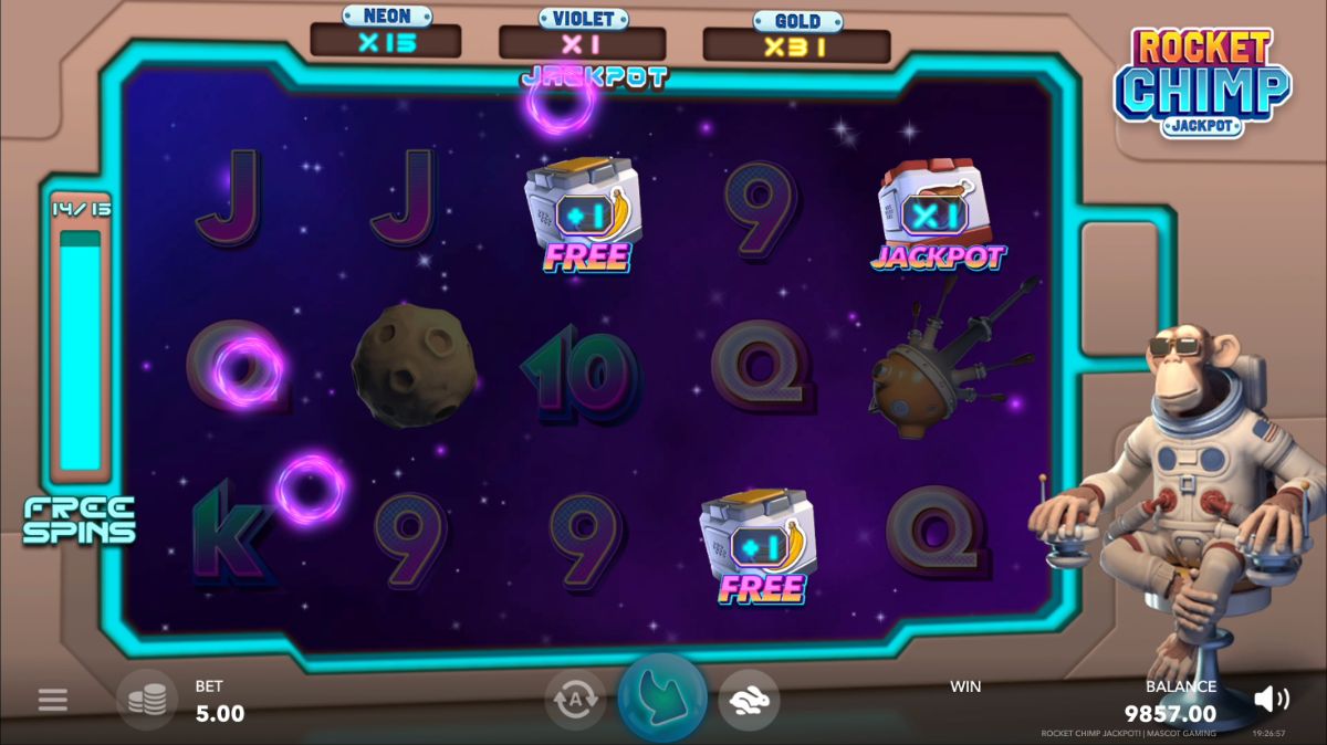 Rocket Chimp Jackpot: New Space-Themed Slot by Mascot