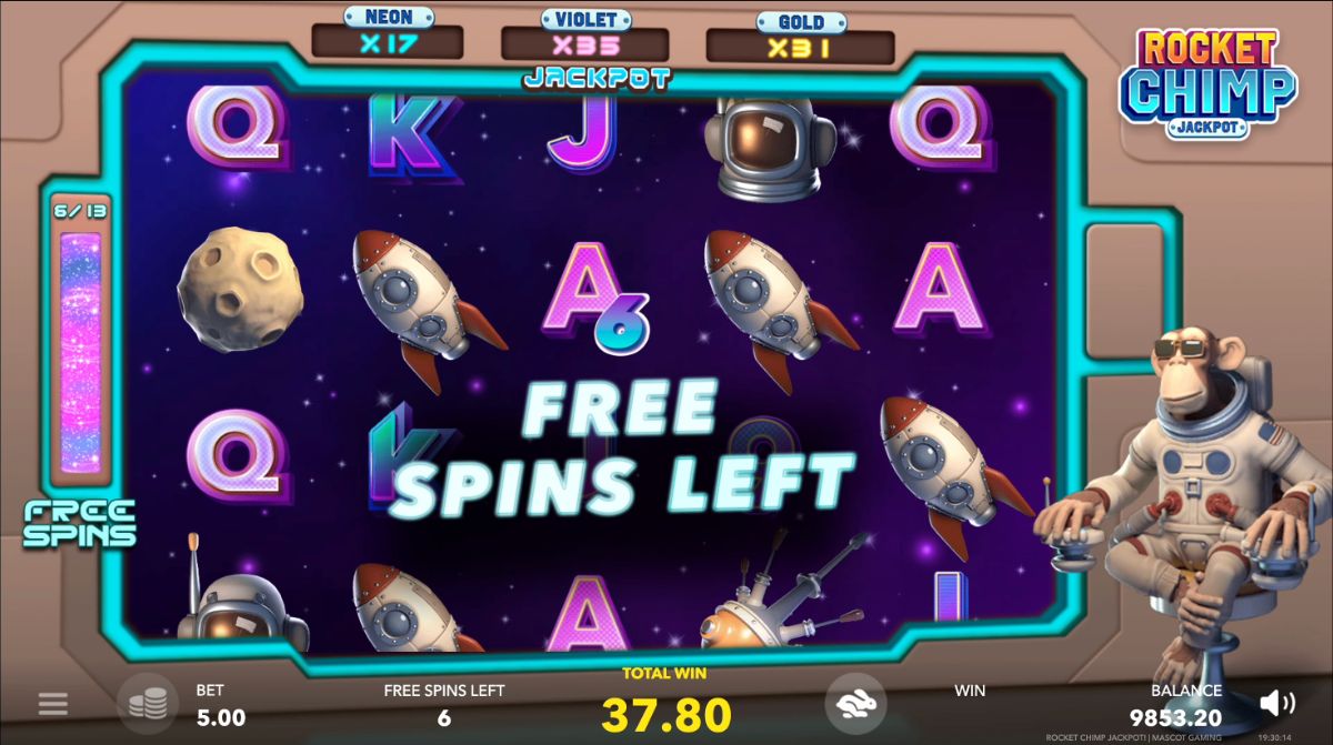 Rocket Chimp Jackpot: New Space-Themed Slot by Mascot